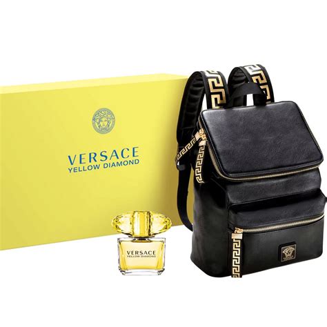 versace parfums backpack women|versace perfume with free backpack.